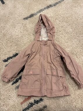 H&M Hooded Jacket in Dusty Rose (18M)